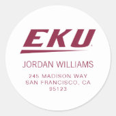 ケンタッキー大学（東部） | EKU ラウンドシール (正面)