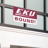 ケンタッキー大学(東部) | EKU 横断幕 (ビルの外側)