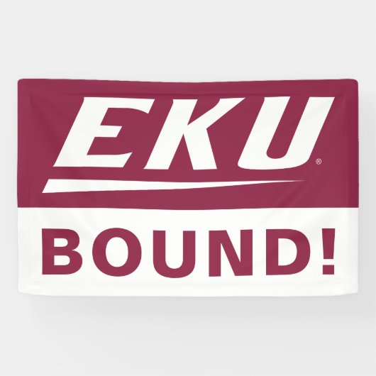 ケンタッキー大学(東部) | EKU 横断幕 (横)