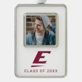 ケンタッキー大学(Eastern Kentucky University) シルバープレートフレームオーナメント (正面)