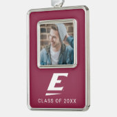 ケンタッキー大学(Eastern Kentucky University) シルバープレートフレームオーナメント (左)