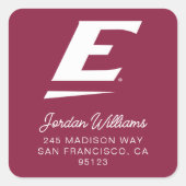 ケンタッキー大学(Eastern Kentucky University) スクエアシール (正面)