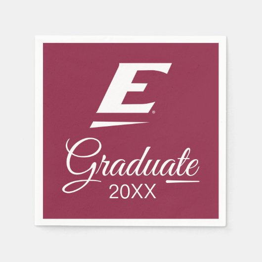 ケンタッキー大学(Eastern Kentucky University) スタンダードカクテルナプキン (正面)