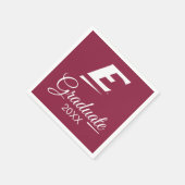 ケンタッキー大学(Eastern Kentucky University) スタンダードカクテルナプキン (角)