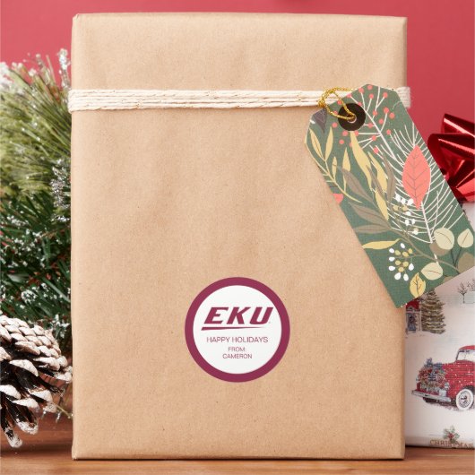 ケンタッキー大学(Eastern Kentucky University) ラウンドシール (クリスマス)