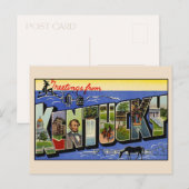 ケンタッキー大文字葉書からの挨拶 ポストカード (正面/裏面)