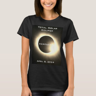 ケンタッキー太陽の皆既食2024年4月8日 Tシャツ