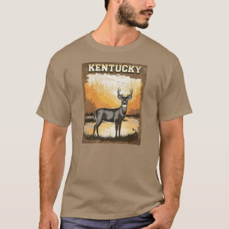 ケンタッキー州のオジロジカ Tシャツ