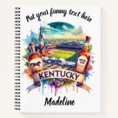 ケンタッキー州のランドマークへの水の色の献上品 ノートブック (正面)