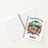 ケンタッキー州のランドマークへの水の色の献上品 ノートブック (内部)