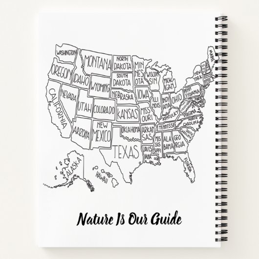 ケンタッキー州のランドマークへの水の色の献上品 ノートブック (裏面)