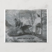 ケンタッキー州の少女たち、枝の上で ポストカード (正面)