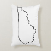 ケンタッキー州の州の概要装飾用クッション アクセントクッション (正面(垂直))