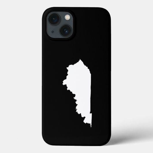 ケンタッキー州の白と黒 Case-Mate iPhoneケース (裏面)