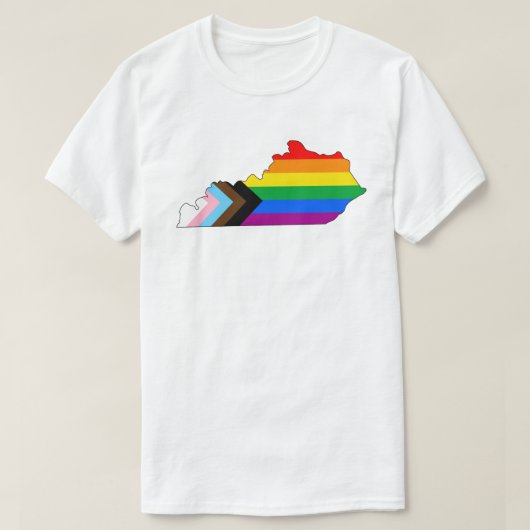 ケンタッキー州の誇りLGBTQ進歩の誇り Tシャツ (デザイン正面)