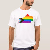 ケンタッキー州の誇りLGBTQ進歩の誇り Tシャツ (正面)