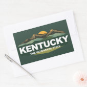 ケンタッキー州アメリカ合衆国 長方形シール (封筒)
