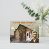 ケンタッキー州エイブラハム・リンカーン生誕地NHP ポストカード (スタンド正面)