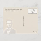 ケンタッキー州エイブラハム・リンカーン生誕地NHP ポストカード (裏面)