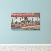 ケンタッキー州オーウェンズボロ – 大きな文字のシーン キャンバスプリント (インサイチュ (ウッドフロア))