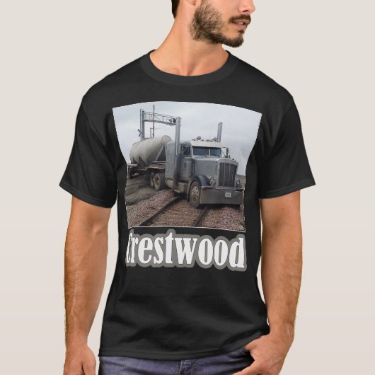 ケンタッキー州クレストウッドの観光 半分 20にハマってる Tシャツ (正面)