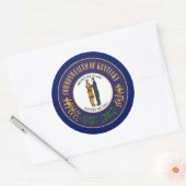 ケンタッキー州ケンタッキー州シール ラウンドシール (封筒)