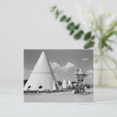 ケンタッキー州ケーブシティWigwam Village: 1940 ポストカード (スタンド正面)