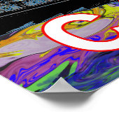 ケンタッキー州コビントン市グラフィティ ポスター (角)