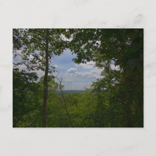 ケンタッキー州ドライランドブリッジの展望台 ポストカード (正面)