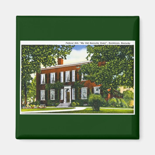 ケンタッキー州バードスタウン連邦丘 マグネット (正面)