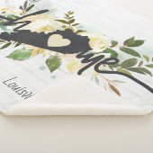 ケンタッキー州パーソナライズされたユアホームシティ素朴 シェルパブランケット (3/4)