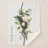 ケンタッキー州パーソナライズされたユアホームシティ素朴 シェルパブランケット (正面)