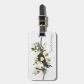 ケンタッキー州パーソナライズされたユアホームシティ素朴 ラゲッジタグ (正面縦)