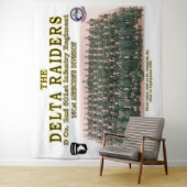 ケンタッキー州フォートキャンベルでのDELTA RAIDERS GROUPの写真 タペストリー (インサイチュ)