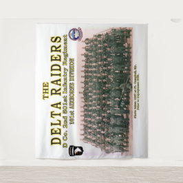 ケンタッキー州フォートキャンベルでのDELTA RAIDERS GROUPの写真 タペストリー
