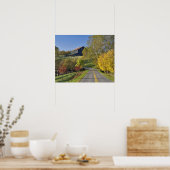 ケンタッキー州ブルーグラス地方の農村道路 ポスター (キッチン)