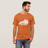 ケンタッキー州ボーリンググリーンで製造 1 Tシャツ (正面フル)