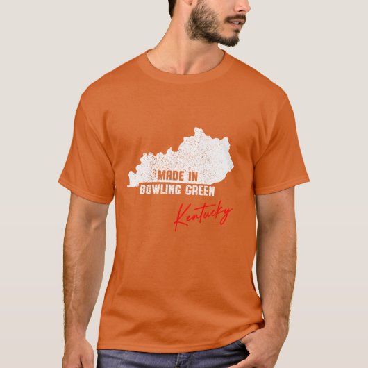 ケンタッキー州ボーリンググリーンで製造 1 Tシャツ (正面)