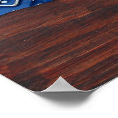 ケンタッキー州ライセンスプレートマップ ポスター (角)