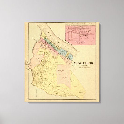 ケンタッキー州ルイス郡 キャンバスプリント (正面)