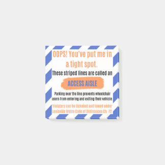 ケンタッキー州ルイビルのアクセス通路シール ポストイット