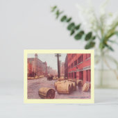 ケンタッキー州ルイビル州たばこ樽ヴィンテージ ポストカード (スタンド正面)