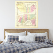 ケンタッキー州ルイビル市 キャンバスプリント (インサイチュ (寝室))