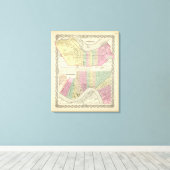 ケンタッキー州ルイビル市 キャンバスプリント (インサイチュ (ウッドフロア))