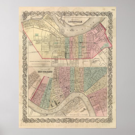 ケンタッキー州ルイビル市 ポスター (正面)