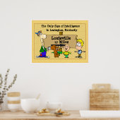 ケンタッキー州ルイビル。 ポスター (キッチン)