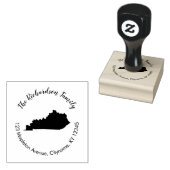 ケンタッキー州差出人住所ゴムスタンプ ラバースタンプ (押印)