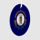 ケンタッキー州旗デザイン オーナメント (正面)
