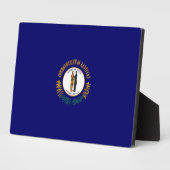 ケンタッキー州旗デザイン フォトプラーク (側面)