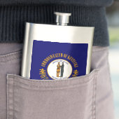 ケンタッキー州旗デザイン フラスク (インサイチュ)